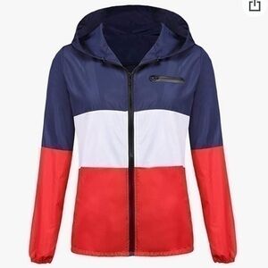 Waterproof Colorblock Windbreaker